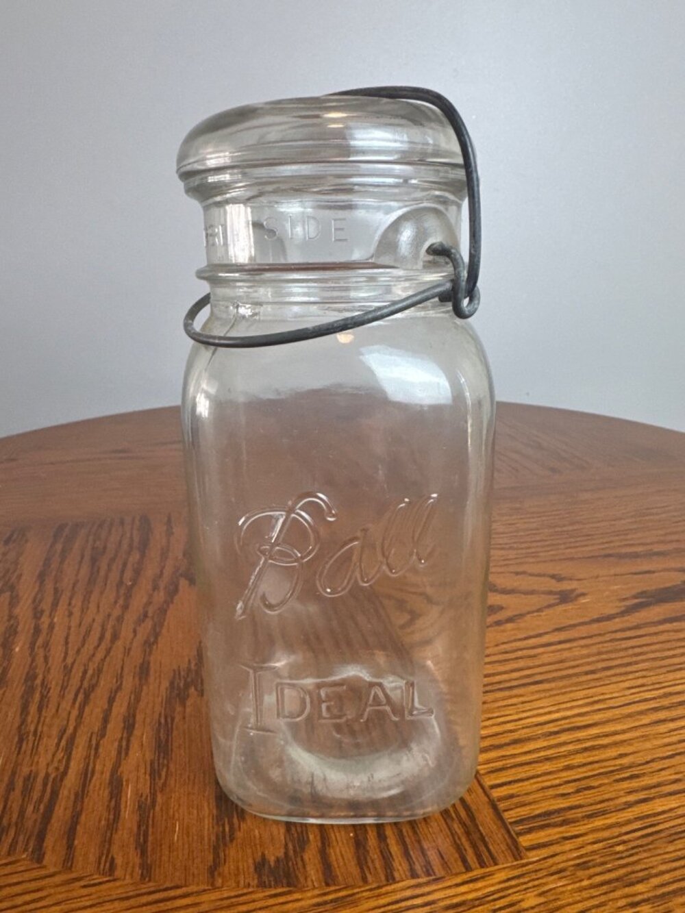 Ball Ideal Glass Quart Canning Jar with Wire Lock
